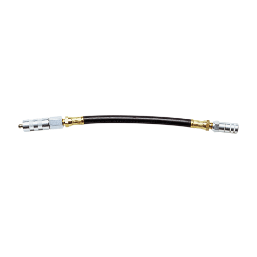 Picture of Workforce™ Pro Grease Hose, 3/16" x 16" Steel Braid/Rubber, 1/8" MNPT Ends, 4-Jaw Coupler, Quick-Connect