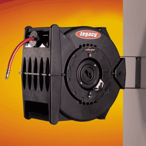 Picture of Levelwind™ Retractable Air Hose Reel, 3/8" x 100'
