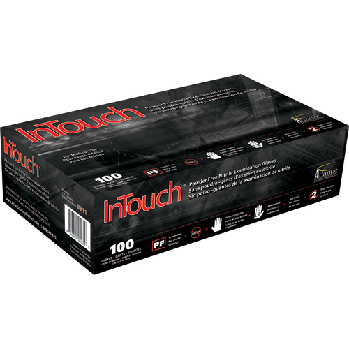 Picture of InTouch™ Powder Free Black Nitrile Gloves - Large