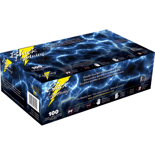 Picture of Black Lightning Gloves, X-Large
