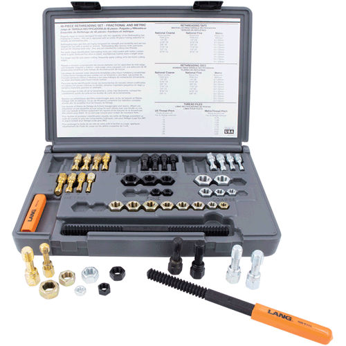 Picture of 48 Pc. Sae & metric thread restorer kit