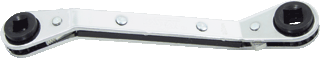 Picture of 3/8" x 5/16" Sq. x 1/4" x 3/16" Sq. Offset AC & Refrigerator Wrench