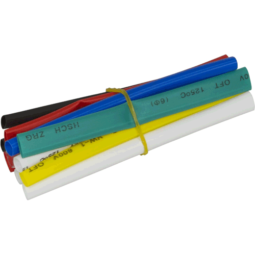 Picture of 10 Pc. 1/4" Heat Shrink Tubes