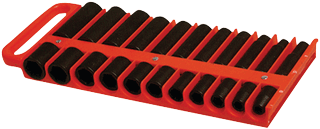 Picture of 1/2" Magnetic Socket Holder, Red