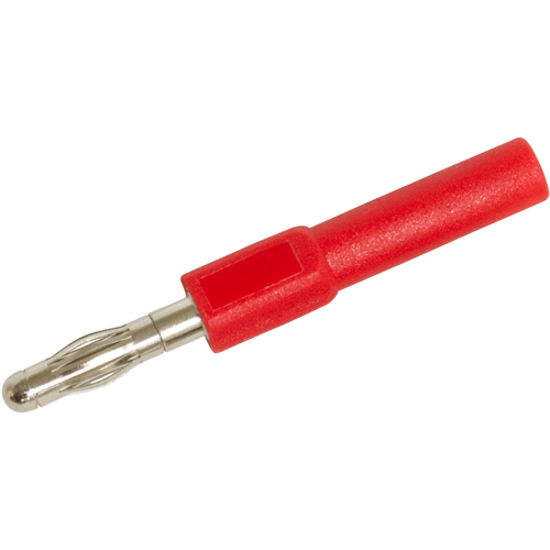 Picture of Male-to-Female 4mm Banana, Red