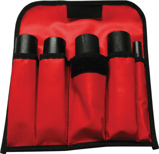 Picture of 5 Pc. 1/2" Drive Dual Sided Socket Lugnut Removal Kit with Punch