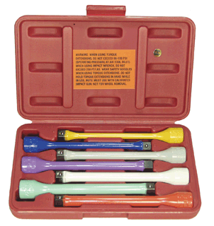 Picture of 7 Pc. 1/2" Dr. Wheel Torque Extension Kit