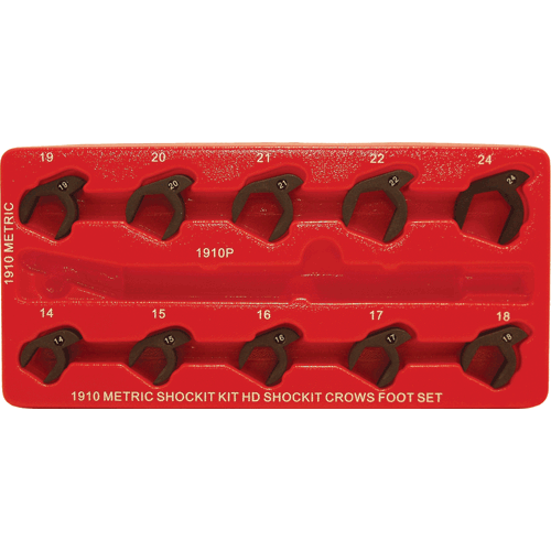 Picture of 10 Piece Metric Shockit Crows Foot Set