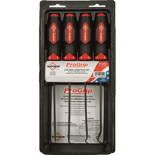 Picture of ProGrip Miniature Long Hook & Pick Set, 4 Pc.