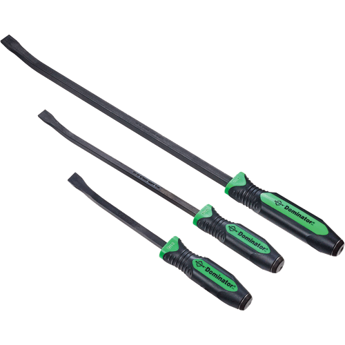 Picture of Dominator® Curved Pry Bar Set, 3 Pc. Green
