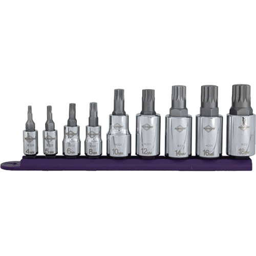Picture of 9 Pc. Triple Square Set Socket Bit Set