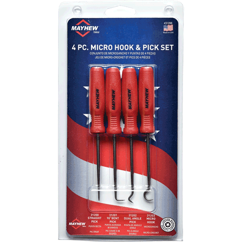 Picture of 4 Pc. Micro Hook & Pick Set