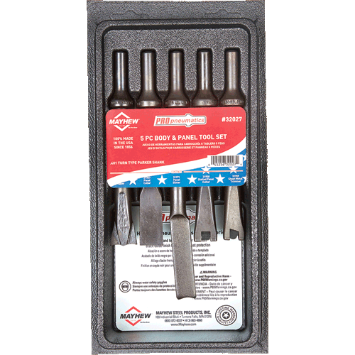 Picture of Pneumatic Body & Panel Tool Set, 5 Pc.
