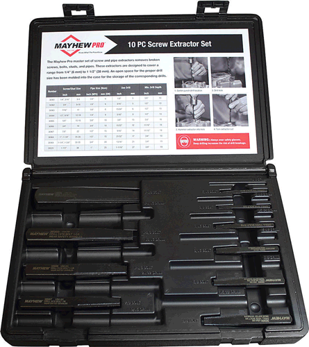 Picture of 10 Pc. Screw Extractor Set