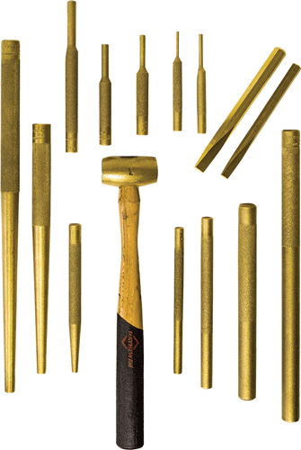 Picture of Master Brass Punch & Chisel Set, 15 Pc.