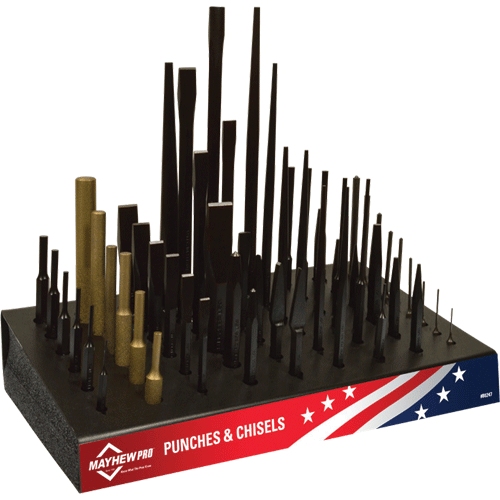 Picture of 57 Pc. Punch & Chisel Display