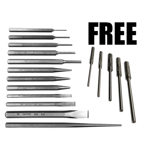 Picture of 12 Pc. Punch & Chisel Set