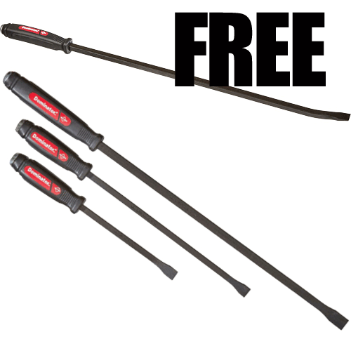 Picture of DOMINATOR Curved Pry Bar Set with FREE 31" Curved Pry Bar