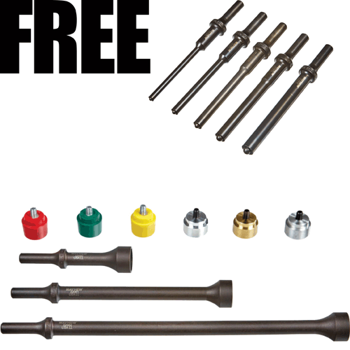Picture of Pneumatic Replaceable Tip Hammer Set, 9 Pc. (MAY 32026)