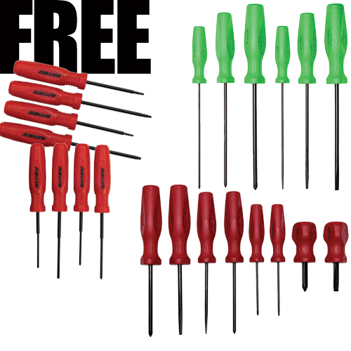 Picture of MAYHEW Slotted & Phillips Bundle with FREE Micro Screwdriver Sets