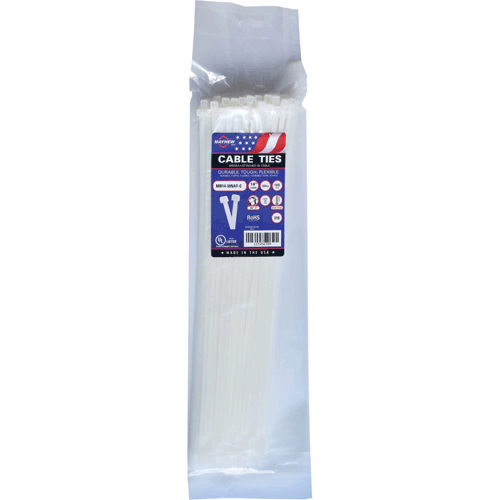 Picture of 14" Natural Cable Ties 50 lbs. Tensile Strength