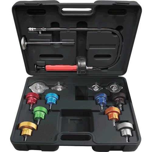 Picture of 14 Pc. Universal Cooling System Pressure Test Kit