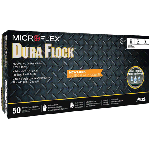 Picture of Dura Flock™ Flock-lined Nitrile Gloves, X-Large