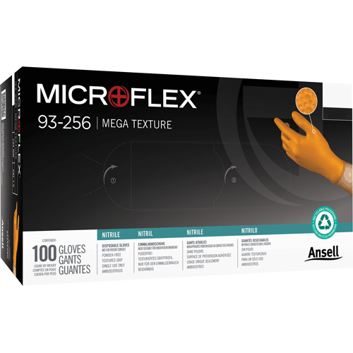 Picture of MICROFLEX® Mega Texture, S (6.5 - 7)