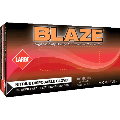 Picture of Blaze® Powder-Free Nitrile Gloves, X-Large