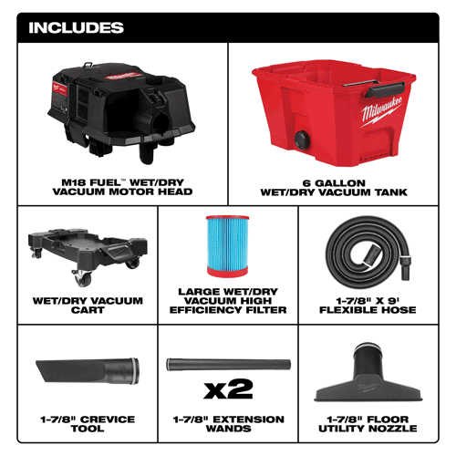 Picture of M18 FUEL™ 6 Gallon Wet/Dry Vacuum