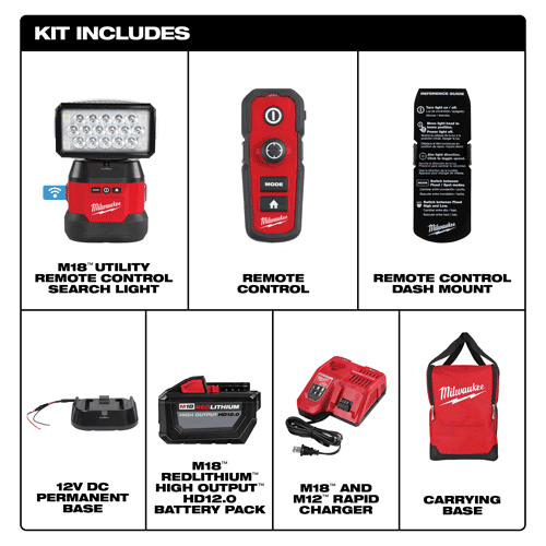 Picture of M18™ Utility Remote Control Search Light Kit with Portable Base