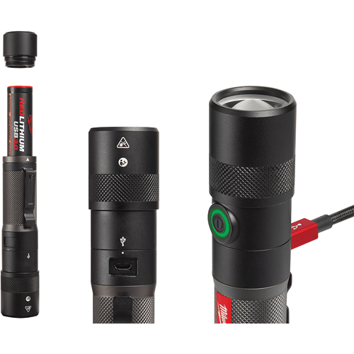 Picture of REDLITHIUM USB 1100 Lumen Twist Focusing Flashlight