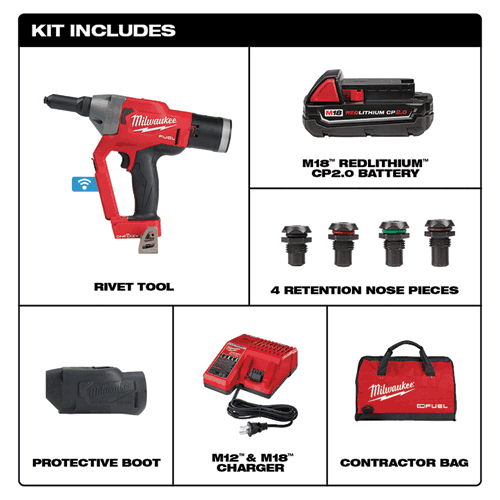 Picture of M18 FUEL™ 1/4" Blind Rivet Tool w/ ONE-KEY™ 1 Battery Kit