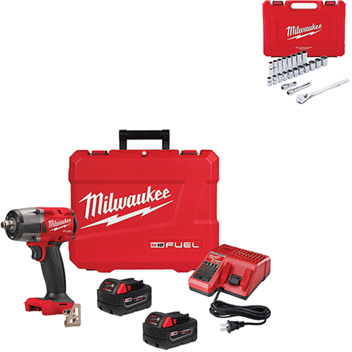 Picture of M18 FUEL™  Mid-Torque 1/2" Impact Wrench with Friction Ring Kit