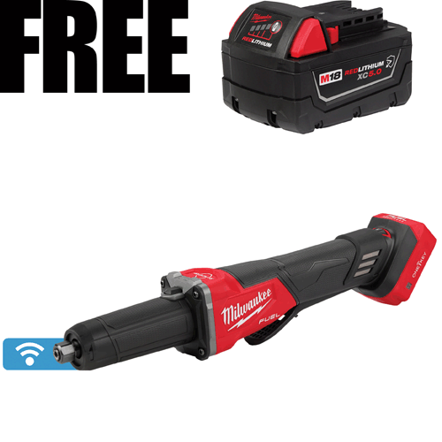 Picture of M18 FUEL™ Variable Speed, Braking Die Grinder, Paddle Switch w/ ONE-KEY™ - Bare Tool