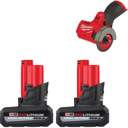 Picture of M12™ REDLITHIUM™ HIGH OUTPUT™ XC5.0 Battery 2 Pack Promo