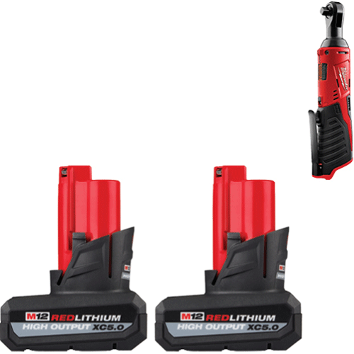 Picture of M12™ REDLITHIUM™ HIGH OUTPUT™ XC5.0 Battery 2 Pack Promo