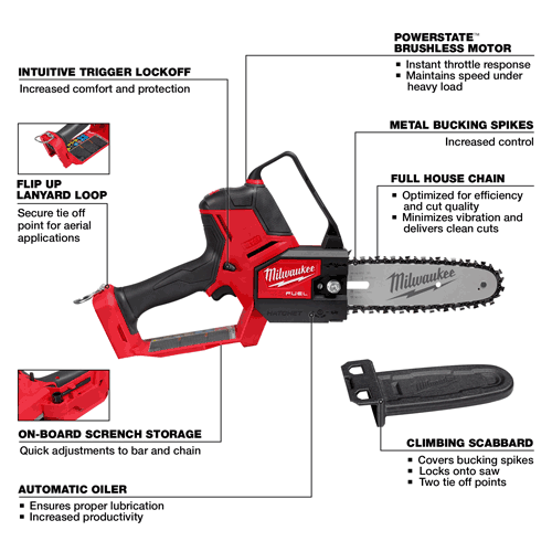 Picture of M18 FUEL™ HATCHET™ 8" Pruning Saw, Bare Tool