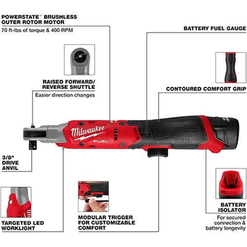 Picture of M12 FUEL™ 3/8" Ratchet Kit