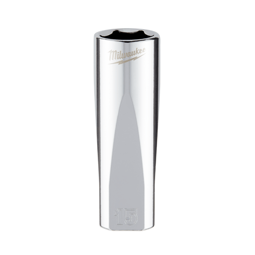 Picture of 3/8" Dr. Metric 6-Point Deep Socket with FOUR FLAT™ Sides, 15mm