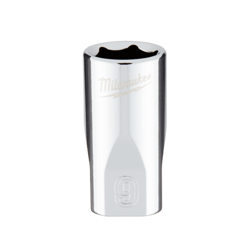 Picture of 1/4" Dr. Metric 6-Point Standard Socket with FOUR FLAT™ Sides, 9mm