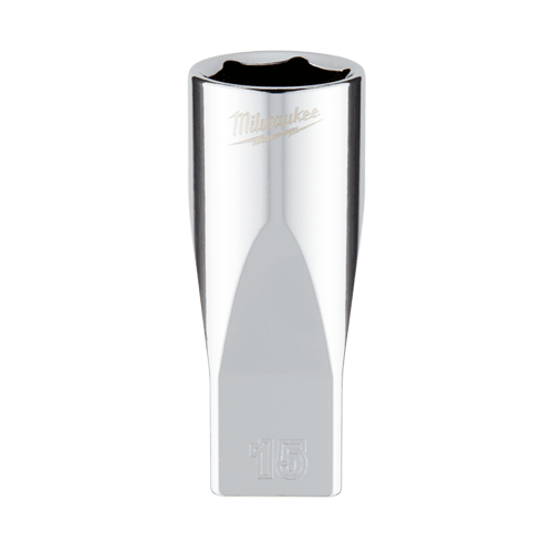 Picture of 1/4" Dr. Metric 6-Point Deep Socket with FOUR FLAT™ Sides, 15mm