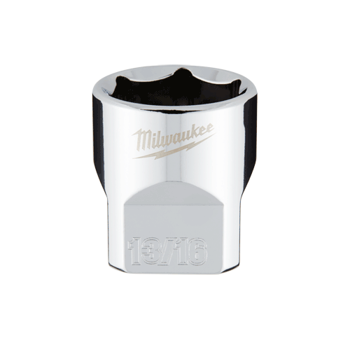 Picture of 3/8" Dr. SAE 6 Point Standard Socket with FOUR FLAT™ Sides, 13/16"