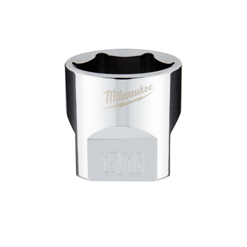 Picture of 3/8" Dr. SAE 6 Point Standard Socket with FOUR FLAT™ Sides, 15/16"