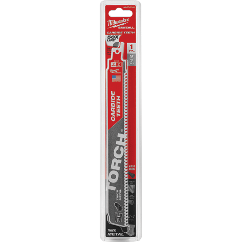 Picture of 9" SAWZALL® TORCH™ Carbide Blade, 7 TPI