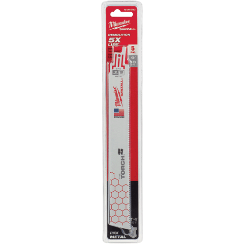 Picture of 9" 10 TPI SAWZALL® TORCH™ Metal Demolition Blades (5 Pk.)