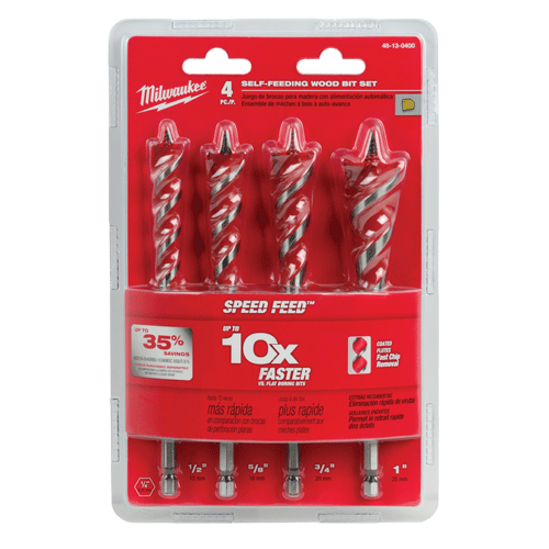 Picture of 4 Pc. SPEED FEED™ Wood Bit 6-1/2" Set