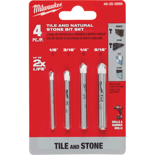 Picture of 4 Pc. Natural Stone Bit Set