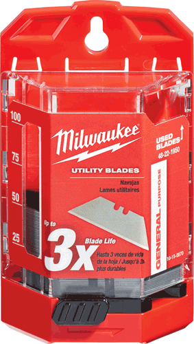 Picture of 60 Pc. General Purpose Utility Blades with Dispenser