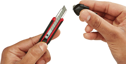 Picture of 9mm Snap Off Knife with Precision Cut Blade